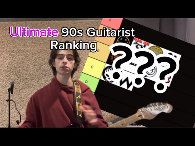 The BEST 90s Guitarist Ranked