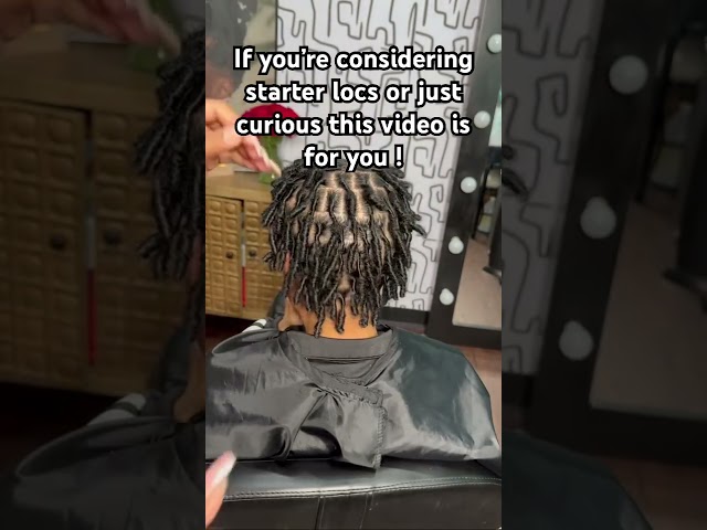 Starter Locs Journey | #starterlocs #shorts