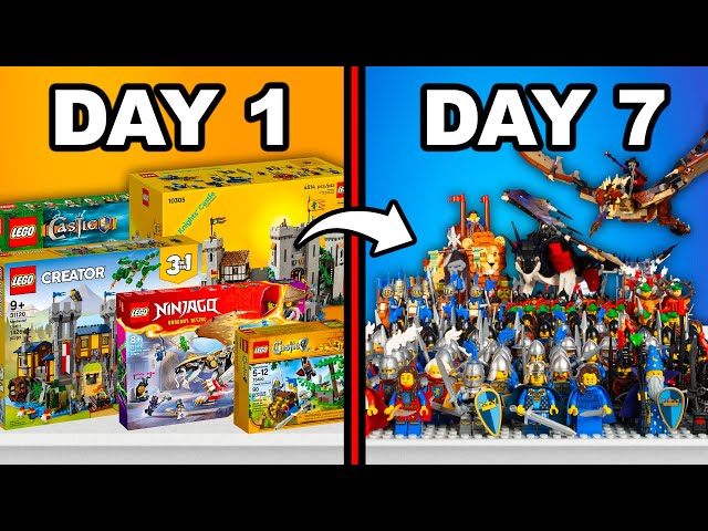 I Built a LEGO Medieval Army in 7 Days