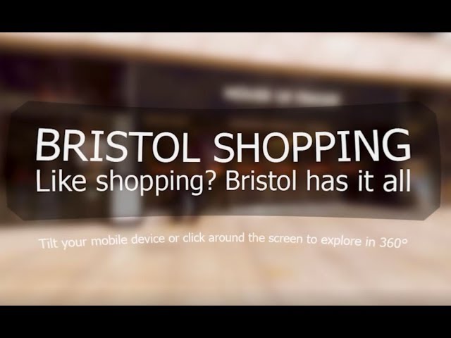 Shopping in Bristol - 360 Video