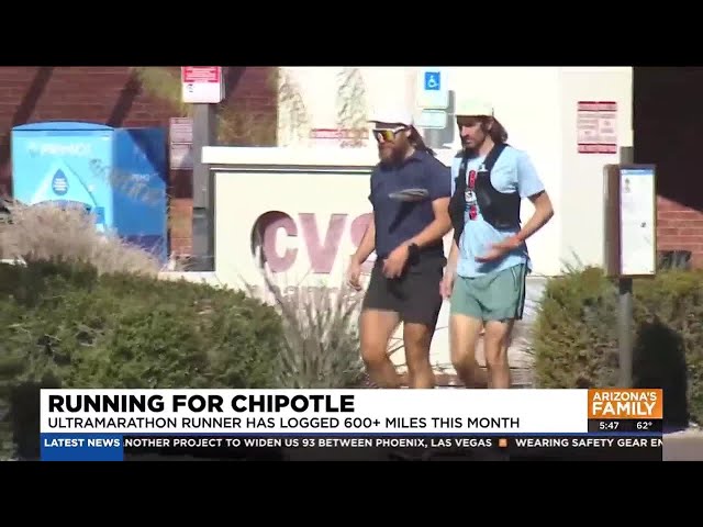 2 runners in Tempe competing to win free Chipotle for a year