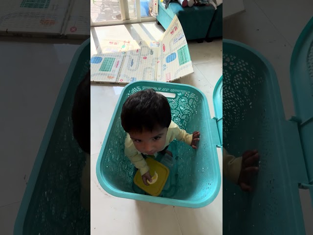 Whats in the basket !!!! #cutebaby #funny #cute #babygirl #love #kids