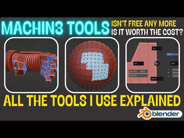 Every tool I use in Machin3 Tools explained for Blender