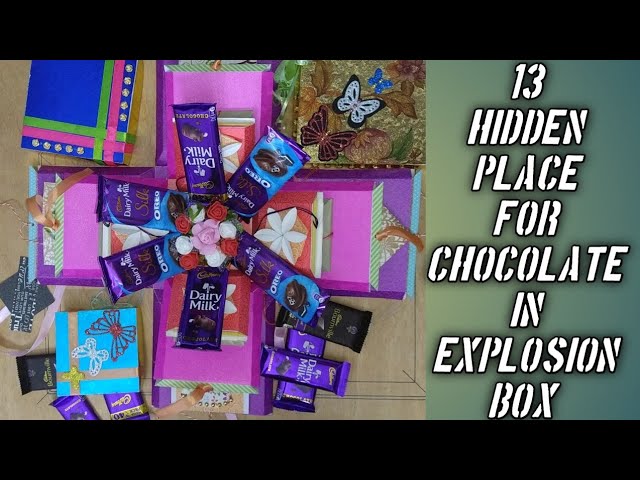 13 Hidden Place For Chocolate In Explosion Box