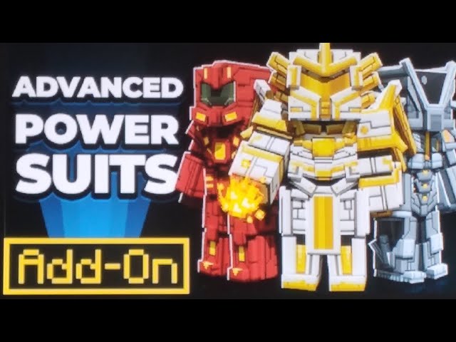 Power Suits | Minecraft Marketplace addon | review