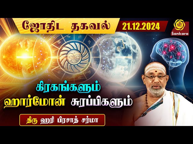 கிரகங்களும், நட்சத்திரங்களும் எந்தெந்த சுரப்பிகளை பாதிக்கும்|Hariprasad Sharma| Indhanaal 21.12.2024