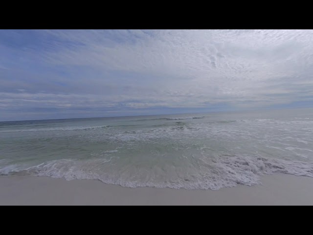 Relax and meditate at the beach in virtual reality