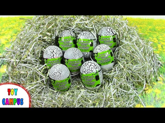 Dino Slime Egg | Dinosaur Surprise Jurassic | ToysReview ToyCampus