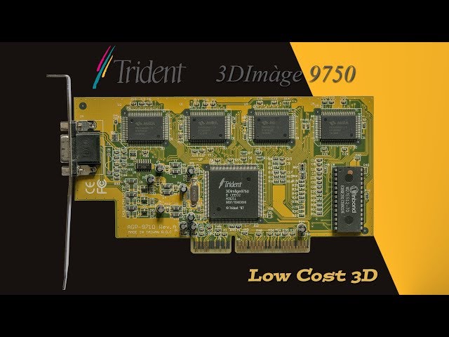 Worst Game Graphics Cards - Trident 3DImàge 9750