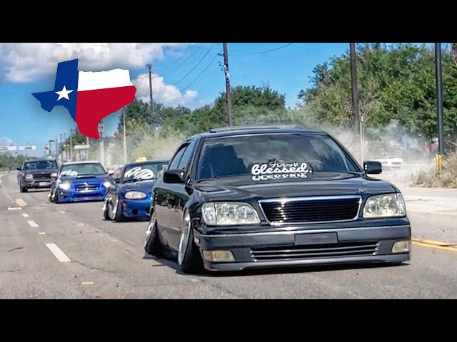 STANCE CARS TAKE OVER THE STREETS OF HOUSTON