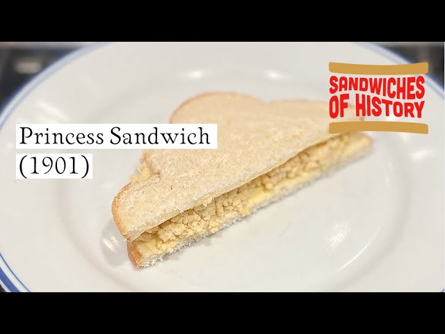 Princess Sandwich (1901) on Sandwiches of History⁣