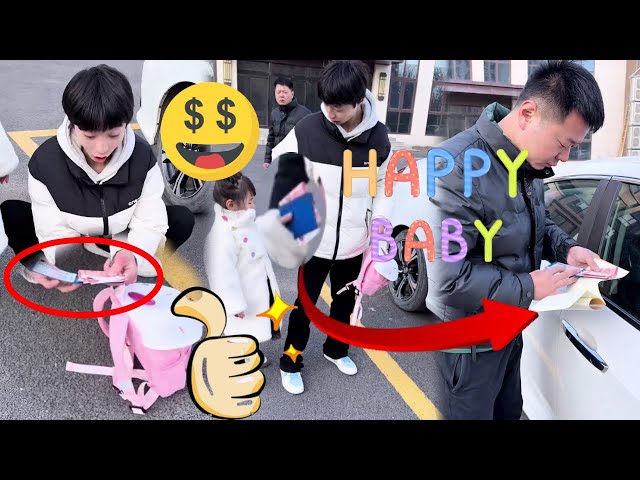 The Sister Taught Her Brother To Return The Money He Found To The Owner![Happy Baby]