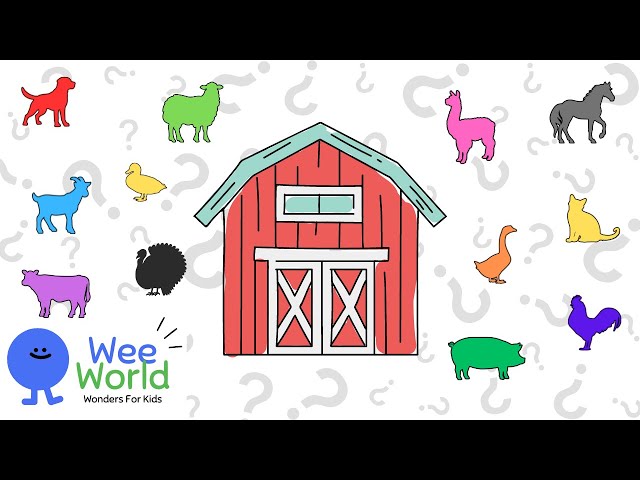 Guess the Farm Animal Sound For Kids | Learn Fun and Interesting Animal Facts