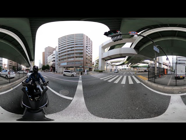 [GoPro ] Maxで撮る阿波座ジャンクション360°走行動画 南➡︎東