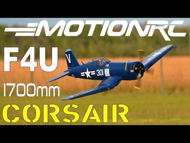 MotionRC / FMS F4U CORSAIR 1700mm FLIGHT DEMO In HD Part 3 of 3