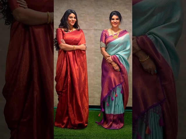 💜934274192#saree#alyamanasareels#trending#shopping#online#shorts#tamil#vlog#silksaree#kanchisemislik