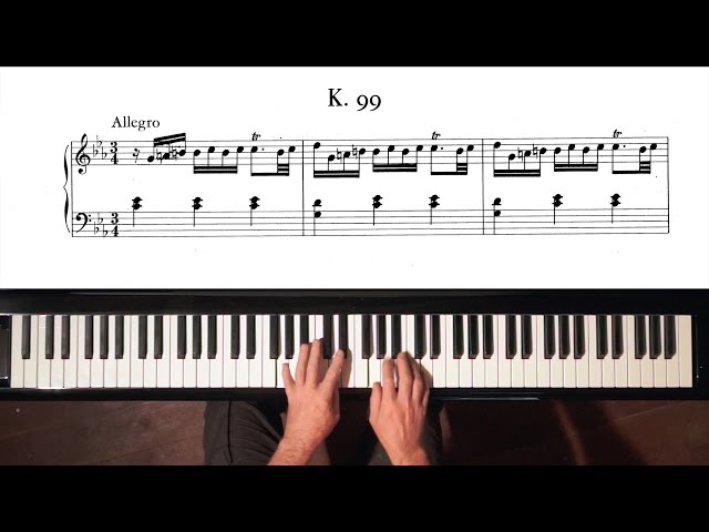 Scarlatti Sonata in C minor K.99 - Paul Barton, piano