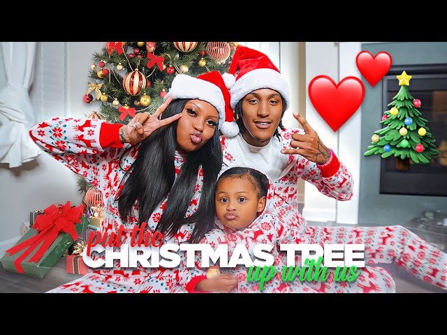 Put The Christmas Tree Up With Me, Jay, & Naenae ❤️ || VLOGMAS DAY 1 🎅🏼