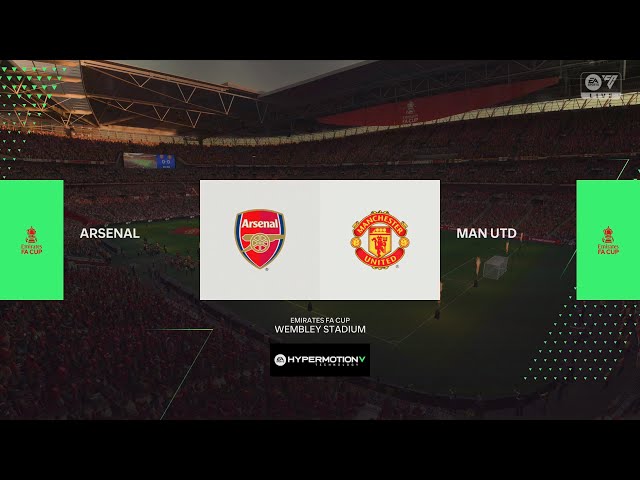 EA SPORTS FC 25 Arsenal vs Manchester united|FA cup|PS5 4K[60]