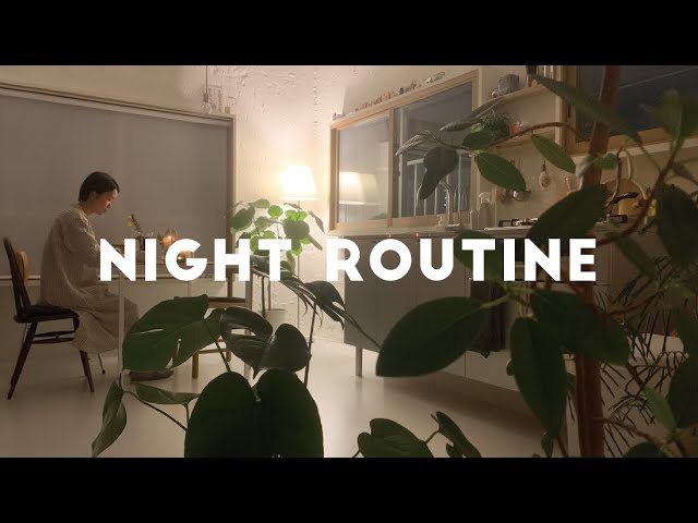 SUB [Night routine] How to spend time to heal tired autonomic nerves after work | Architect couple