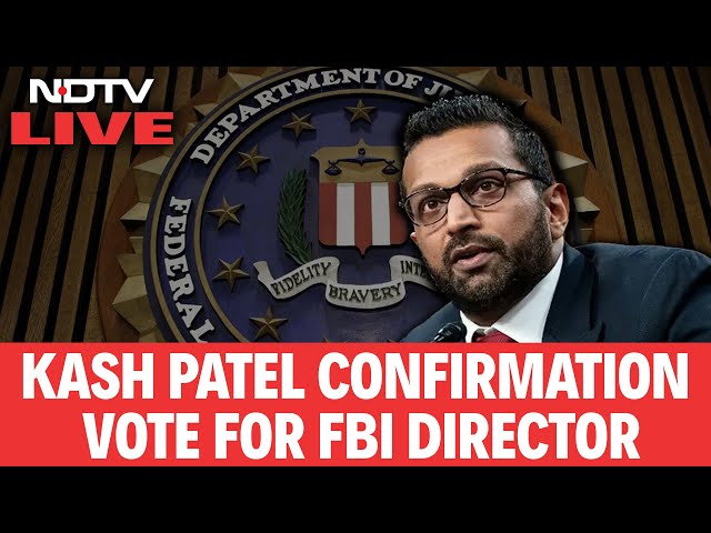 Live: Kash Patel Confirmation Vote For FBI Director | Senate Committee | USA | America |trump