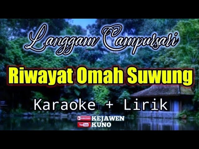 Karaoke Langgam Riwayat Omah Suwung - Langgam Campursari Jaipong