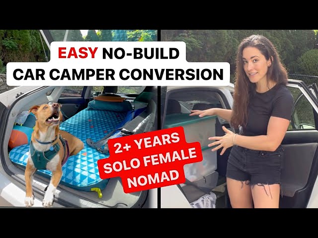 Easy NO Build Car Camper Conversion + all the ESSENTIALS you need! From a 3+ yrs full timer!