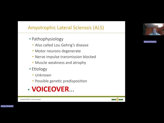 Patients With Peripheral Nervous System Disorders Recording