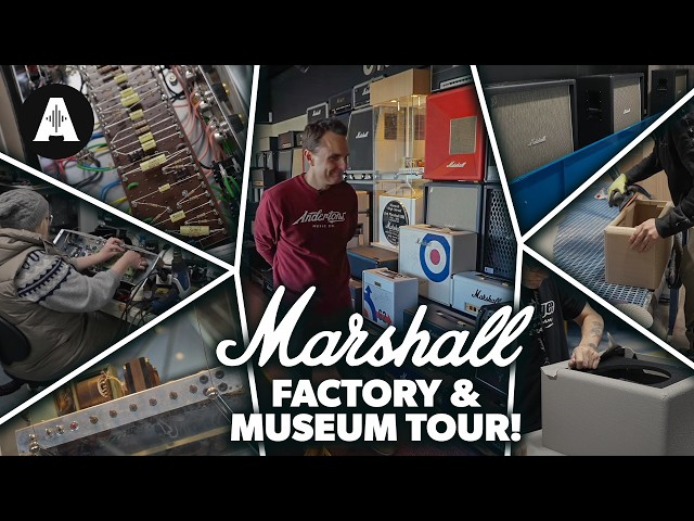 Behind the Scenes at the Marshall Amplifiers Factory!