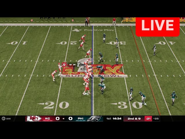 Madden NFL 25 Philadelphia Eagles vs.Kansas City Chiefs|NFL Full Game(Super Bowl)4KHDR