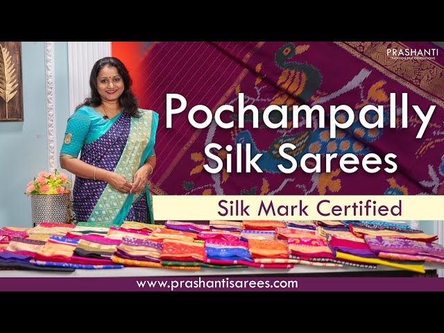 Pochampally Silk Sarees | SILK MARK CERTIFIED | Prashanti | 22 June 2023