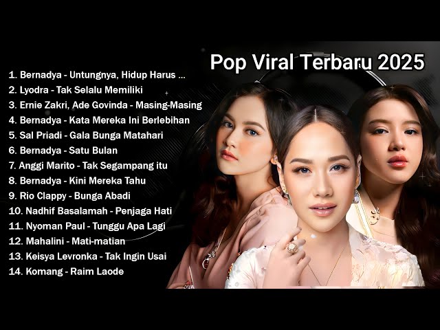 Playlist Terbaik 2025 | Spotify Hits | Mahalini-Rossa-Lyodra-Tiara-Meiska-Salma