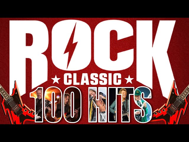 ACDC, Guns N Roses, U2, Aerosmith, Queen, Bon Jovi, Metallica 🔥 Best Classic Rock Songs 70s 80s 90s