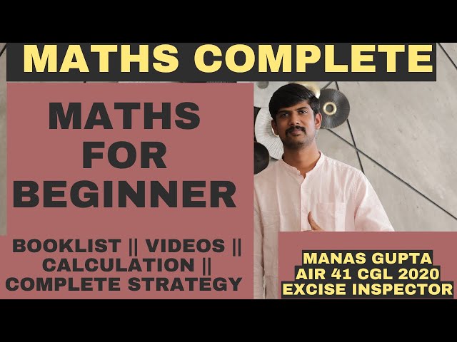 Maths beginner to Advance || एकदम कैसे शुरू करें #maths #cglmaths #beginners #ssc #cgl #chsl #cpo