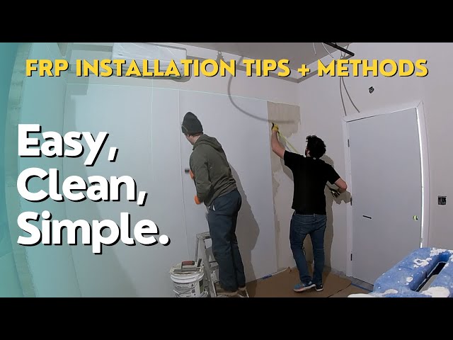 Easy FRP Panel Installation