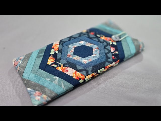 Patchwork idea/sewing project with scraps of 2 cm fabric