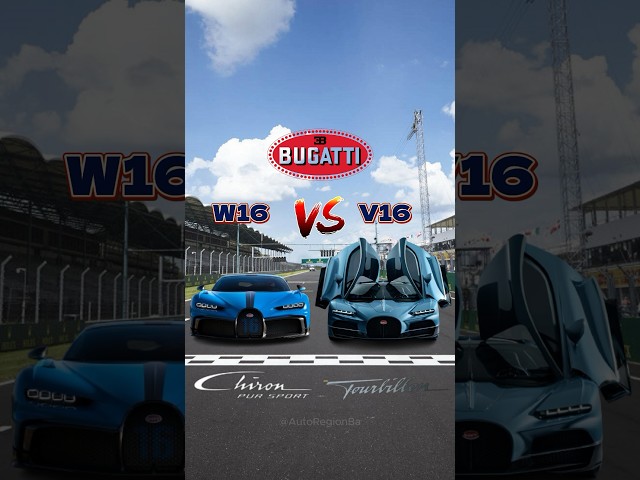 Bugatti Chiron vs Bugatti Tourbillon: Acceleration 0-400 KM/H: DRAG RACE #shorts #bugatti #chiron