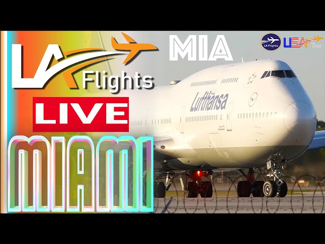 🔴LIVE MIAMI (MIA) INTERNATIONAL AIRPORT | MIA PLANE SPOTTING | February 14, 2025