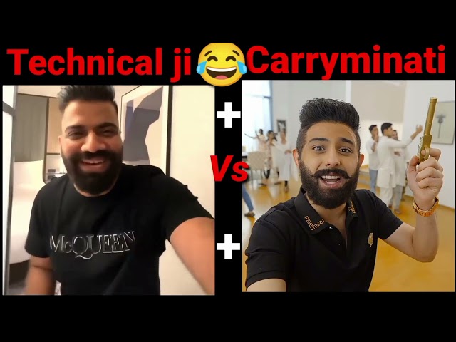 Technical Guruji being roasted by Carryminati 😂😂