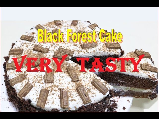 black forest cake recipe | Very Tasty Black forest Cake | black forest cake garnish