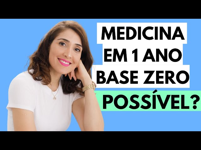 PASSAR EM MEDICINA EM 1 ANO SEM BASE | É Possível?