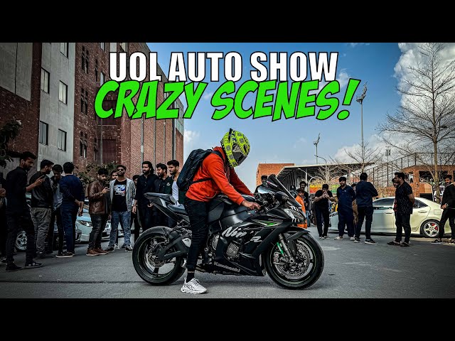 University of Lahore Auto Show 2024 | Ninja Zx10R | Insane Public Reactions