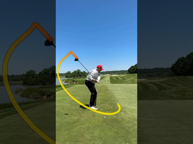 Donald Trump golf swing. Created using @ShotTracer Pro for Mac and PC.