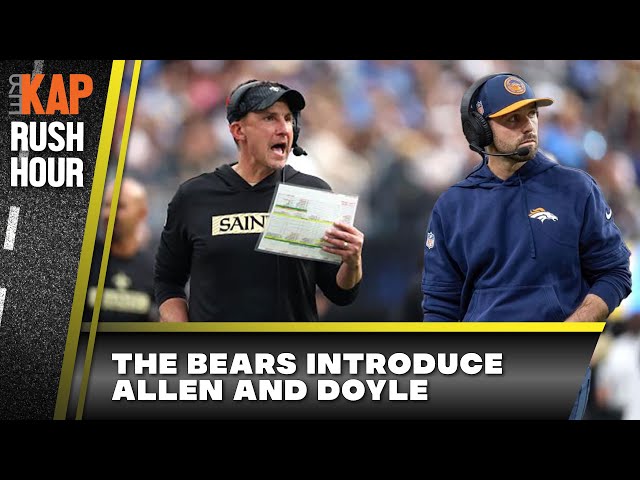 REKAP Rush Hour 🚗: Bears introduce Dennis Allen, Declan Doyle; Bills don't blame refs in AFC Title