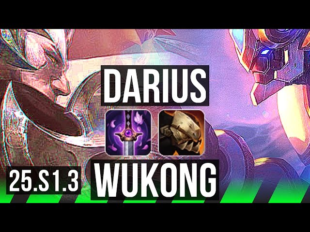 DARIUS vs WUKONG (JGL) | 7/0/10, Godlike | EUW Diamond | 25.S1.3