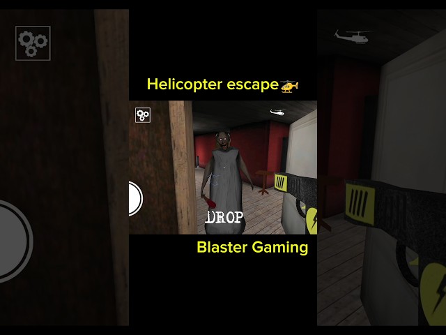 Granny | amazing helicopter escape🚁#blastergaming #gaming #granny #trending #shorts