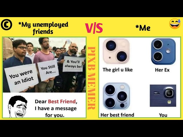 #41 | Friends vs me memes | #respect | #trending | #MT7CREATIONS | #PIXB_MEMER |