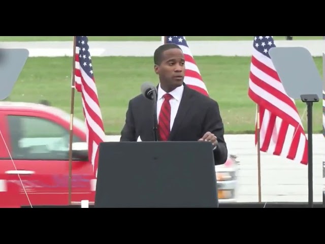 John James Speaks at Trump Rally in Freeland, MI September 10, 2020