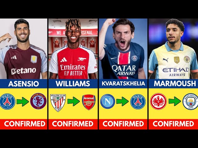 NICO WILLIAMS TO ARSENAL, MARMOUSH TO MAN CITY | CONFIRMED Transfers and Rumours Winter 2025