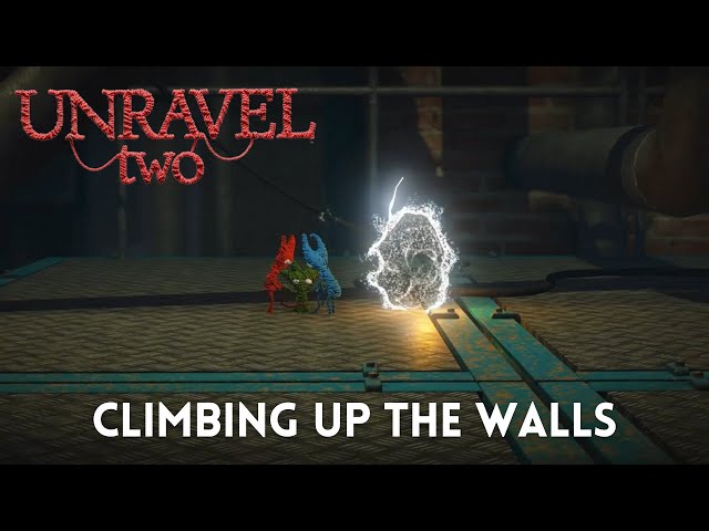 Unravel Two - Walkthrough 2K 60FPS HDR - Challenge / Climbing Up The Walls